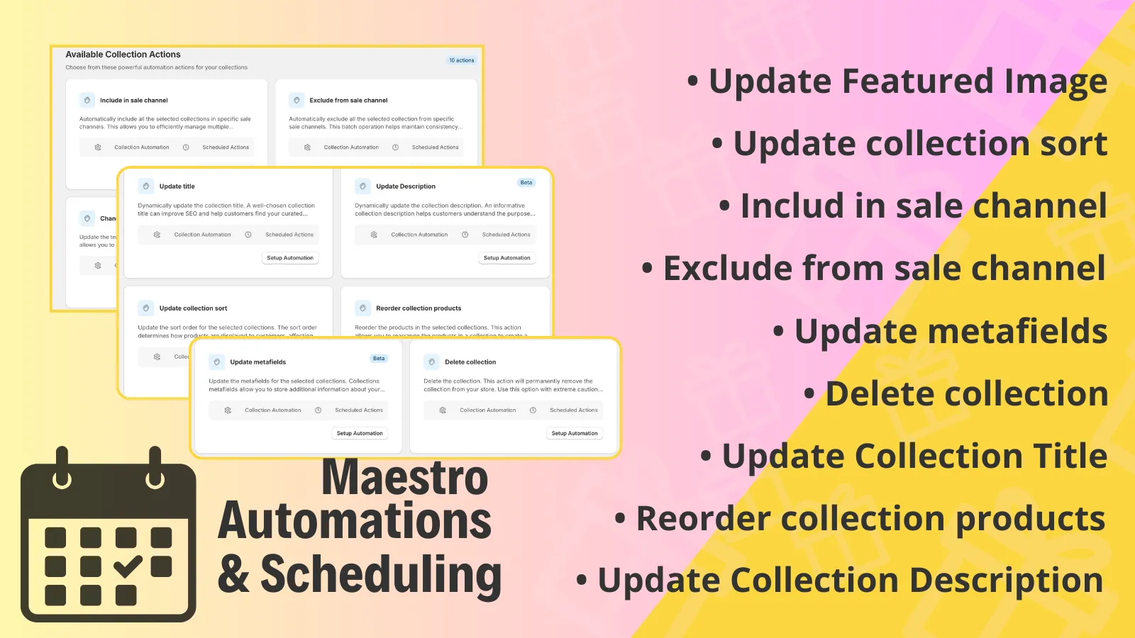 Collections Scheduler screenshot 2