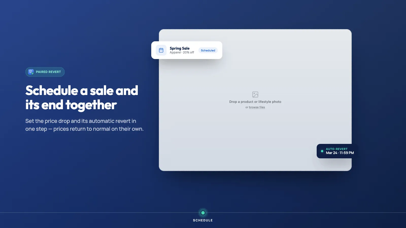 Product Scheduler screenshot 2