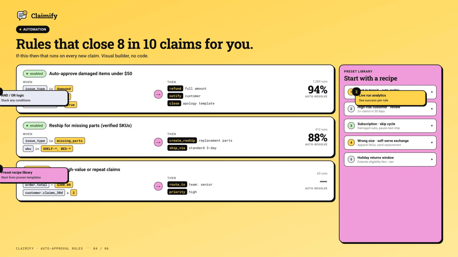 Claimify screenshot 3