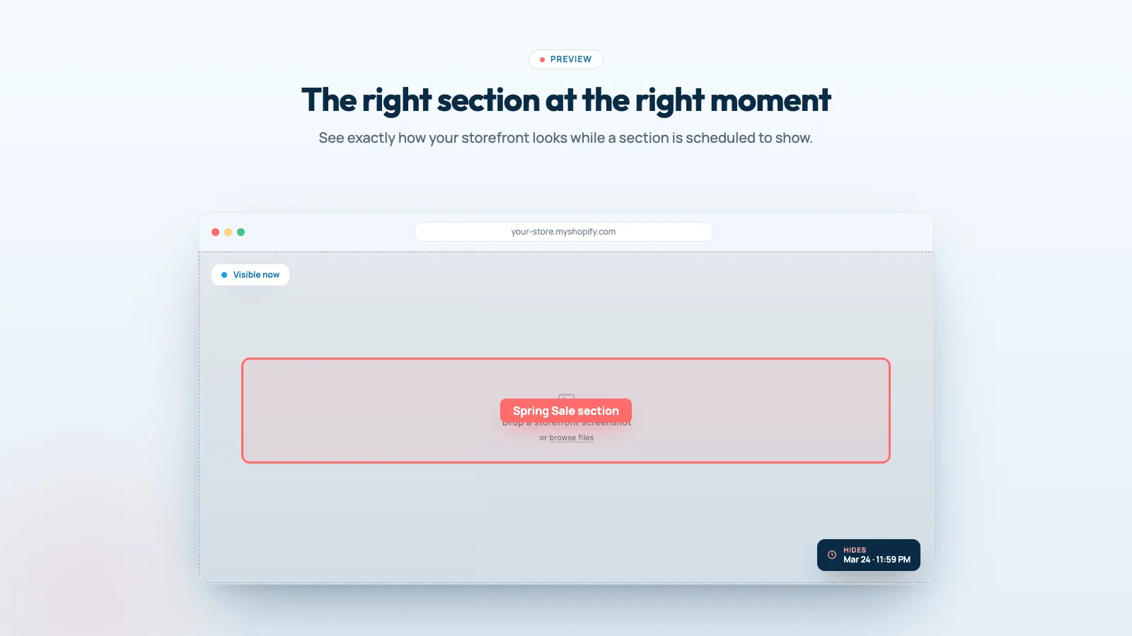 Visibility Scheduler screenshot 4