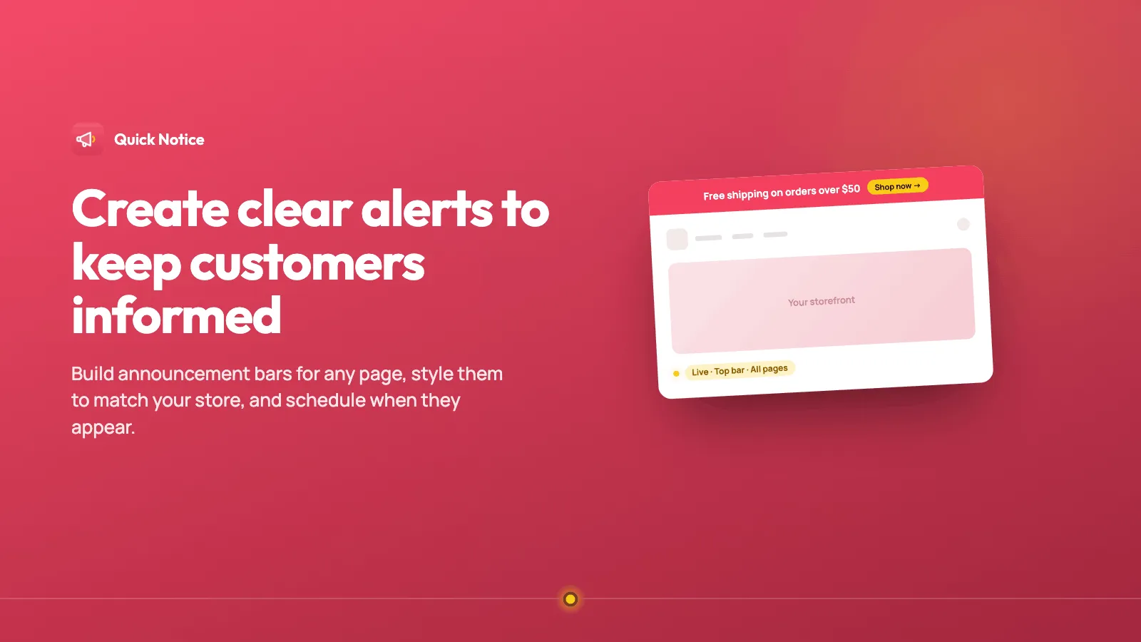 Quick Notice screenshot 1